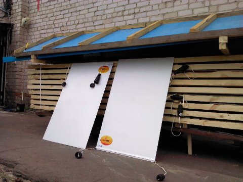 Бескамерная кассетная сушилка для быстрой качественной сушки древесины